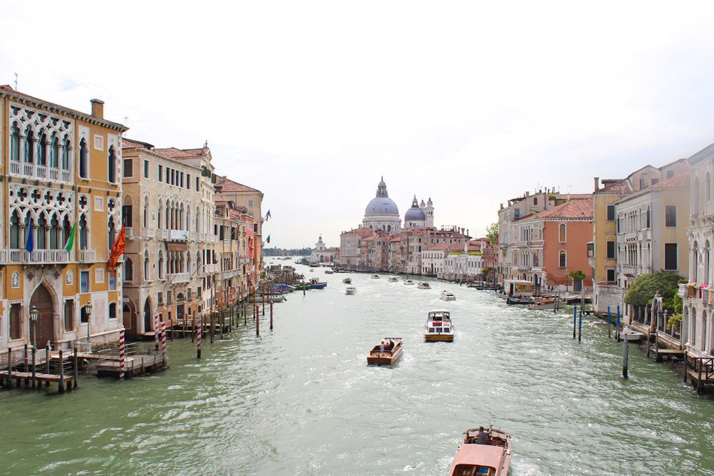 view of venice from ponte dell’accademia