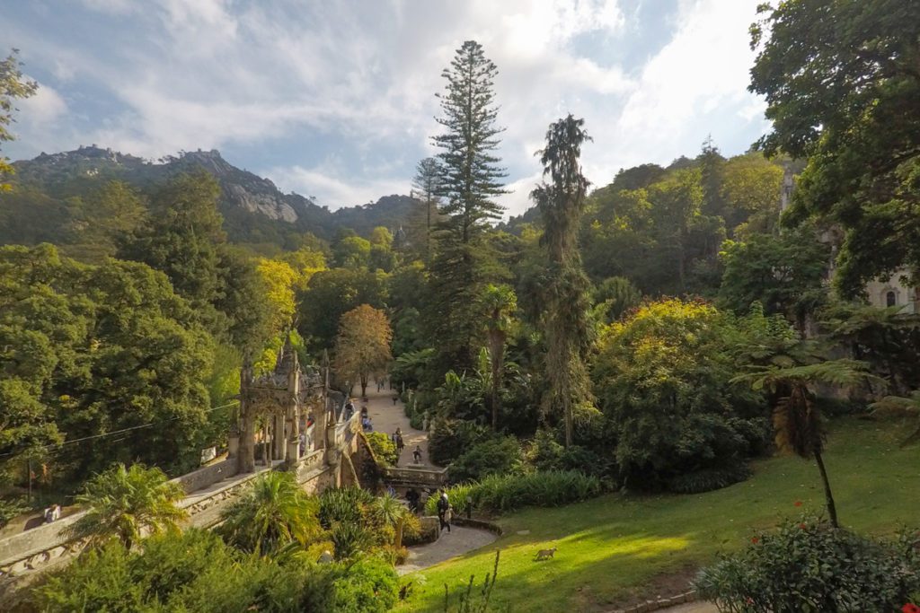 view of quinta da regaleira gardens